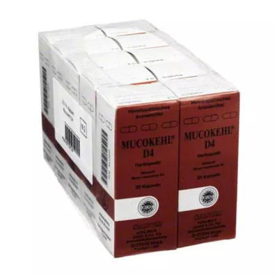 Mucokehl kapszula D 4, 10x20 db