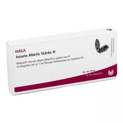 ISCUCIN abietis keményítő H ampullák, 10X1 ml