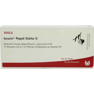 Iscucin Populi St.G ampulla, 10x1 ml