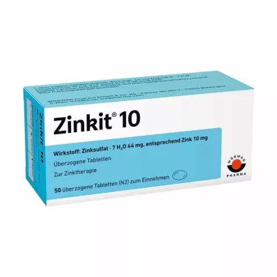 ZINKIT 10 bevont tabletta, 100 db