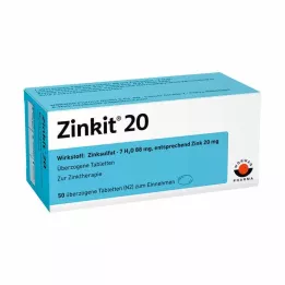 ZINKIT 20 bevont tabletta, 50 db
