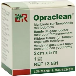 OPRACLEAN Gézkötés tamponhoz jodoformmal 2 cm x 5 m, 1 db