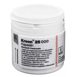 KREON 25 000 kemény kupak bélsavval bevont tablettával, 100 db