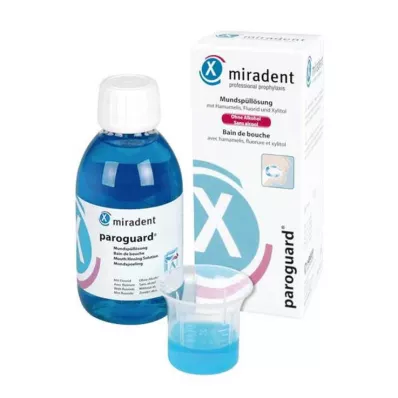 MIRADENT szájöblítő paroguard CHX 0,20%, 200 ml