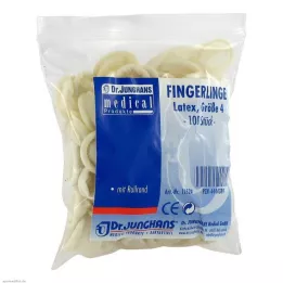 FINGERLING OP Latex 4-es méret, 100 db