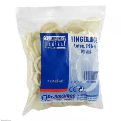 FINGERLING OP Latex 4-es méret, 100 db