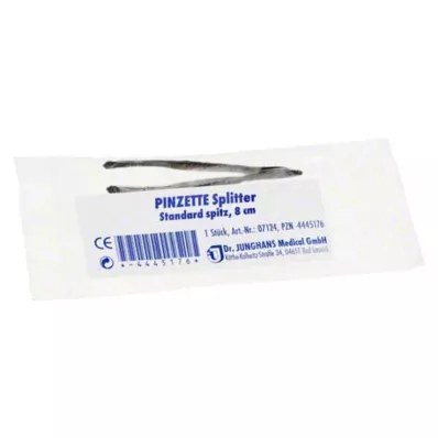 PINZETTE Szilánkhegy 8 cm, 1 db