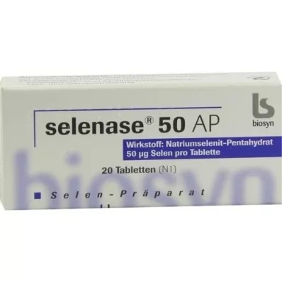 SELENASE 50 AP tabletta, 20 db