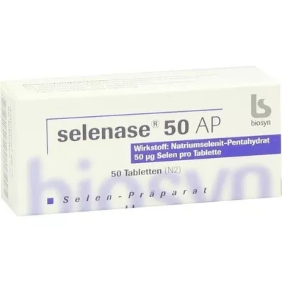 SELENASE 50 AP tabletta, 50 db