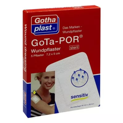 GOTA-POR Sebtapasz 5x7,2 cm steril, 5 db