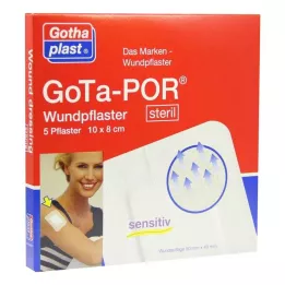 GOTA-POR Steril sebtapasz 80x100 mm, 5 db