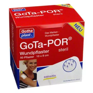 GOTA-POR Steril sebtapasz 80x100 mm, 50 db GOTA-POR Steril sebtapasz 80x100 mm, 50 db