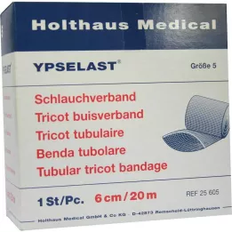 SCHLAUCHVERBAND Ypselast méret 5 20 m fehér, 1 db