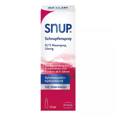 SNUP Rhinitis spray 0,1% orrspray, 15 ml SNUP Rhinitis spray 0,1% orrspray, 15 ml