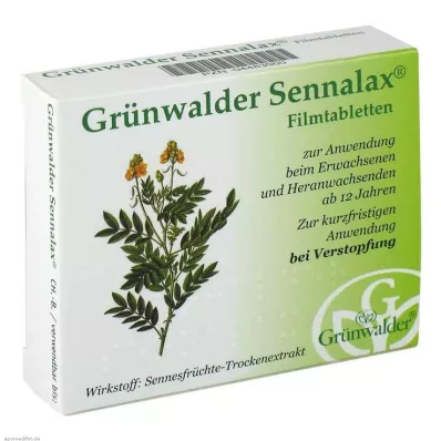 GRÜNWALDER Sennalax filmtabletta, 30 db GRÜNWALDER Sennalax filmtabletta, 30 db