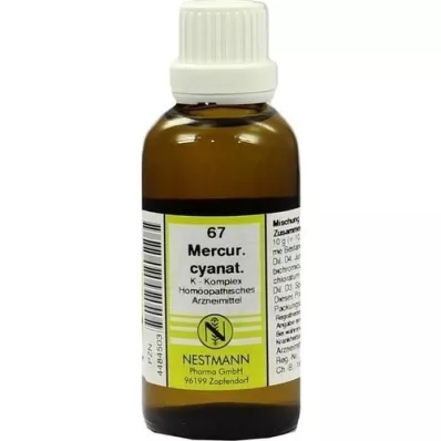 MERCURIUS CYANATUS K Complex No.67 hígítás, 50 ml