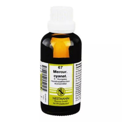 MERCURIUS CYANATUS K Complex No.67 hígítás, 50 ml