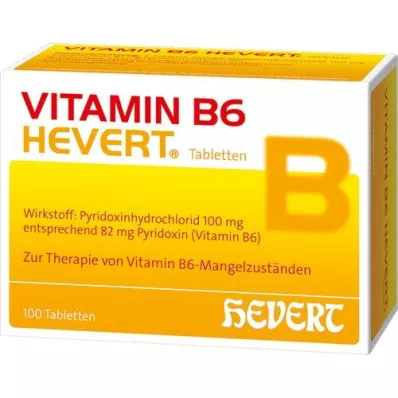 VITAMIN B6 HEVERT tabletta, 100 db