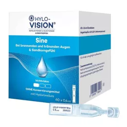 HYLO-VISION sine egyszeri adagoló pipetták, 60X0,4 ml