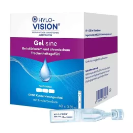 HYLO-VISION Gél sine egyadagos pipetták, 60X0,35 ml