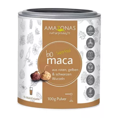 MACA 100% tisztaságú szerves por, 100 g