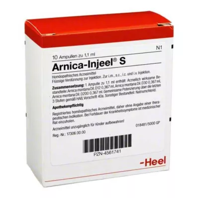 ARNICA INJEEL S Ampullák, 10 db ARNICA INJEEL S Ampullák, 10 db