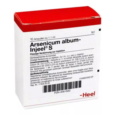 ARSENICUM ALBUM INJEEL S Ampullák, 10 db