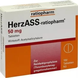 HERZASS-ratiopharm 50 mg tabletta, 100 db