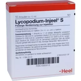 LYCOPODIUM INJEEL S Ampullák, 10 db