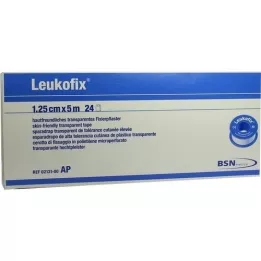 LEUKOFIX 1,25 cm x 5 m-es sebtapasz, 24 db