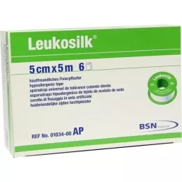 LEUKOSILK 5 cmx5 m, 6 db