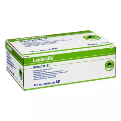 LEUKOSILK 5 cmx5 m, 6 db LEUKOSILK 5 cmx5 m, 6 db
