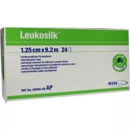 LEUKOSILK 1,25 cmx9,2 m, 24 db