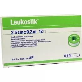 LEUKOSILK 2,5 cmx9,2 m, 12 db