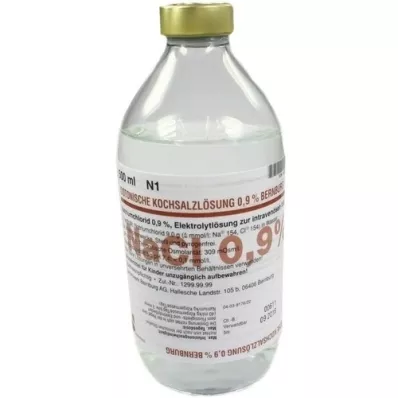 ISOTONISCHE 0,9%-os sóoldat Bernburg Inf.-L.Glass, 500 ml