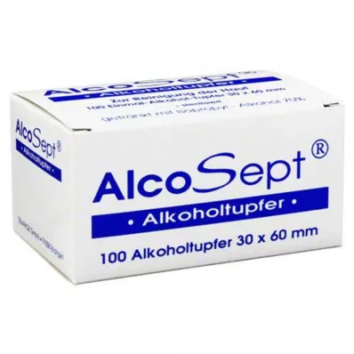 ALKOHOLTUPFER Alcosept, 100 db