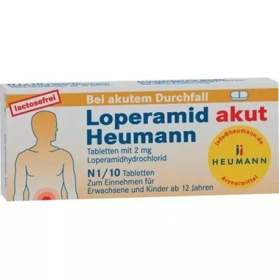 LOPERAMID akut Heumann tabletta, 10 db