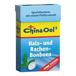 CHINA ÖL Torok- és köhögés elleni édesség cukor nélkül, 40 g