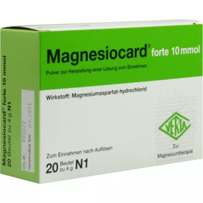MAGNESIOCARD forte 10 mmol Plv.z.Her.e.Ls.z.Einn., 20 db