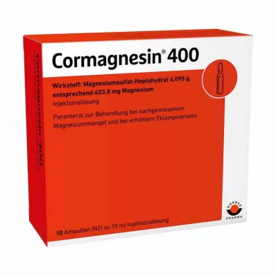 CORMAGNESIN 400 ampulla, 10X10 ml