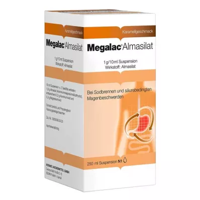 Megalac Almasilate szuszpenzió, 250 ml Megalac Almasilate szuszpenzió, 250 ml