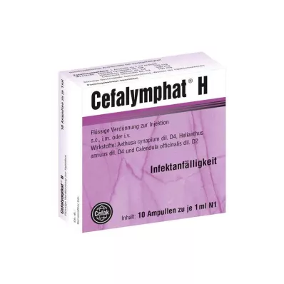 CEFALYMPHAT H Ampullák, 10X1 ml