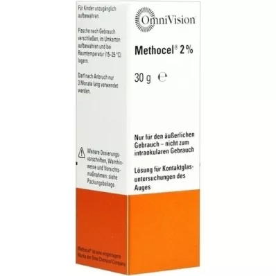 METHOCEL 2%-os szemcsepp, 30 g