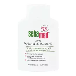 SEBAMED Vital tusfürdő + habfürdő, 200 ml