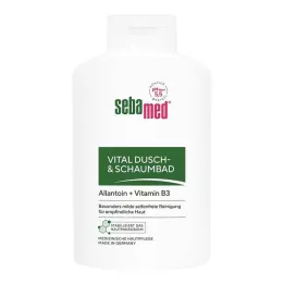 SEBAMED Vital tusfürdő + habfürdő, 400 ml