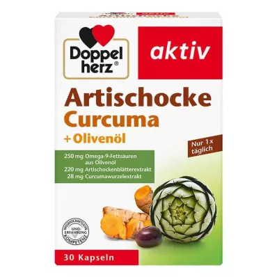 DOPPELHERZ Articsóka+Olivaolaj+Curcuma kapszula, 30 kapszula DOPPELHERZ Articsóka+Olivaolaj+Curcuma kapszula, 30 kapszula
