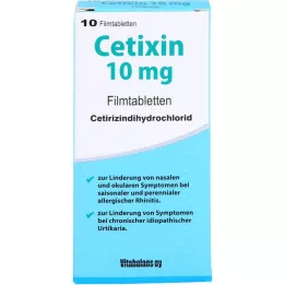 CETIXIN 10 mg filmtabletta, 10 db