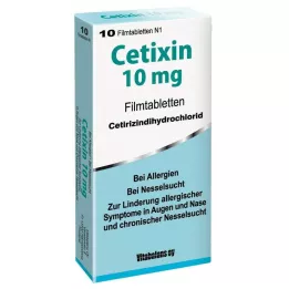 CETIXIN 10 mg filmtabletta, 10 db