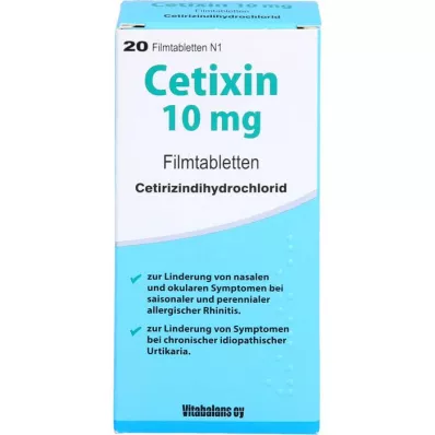 CETIXIN 10 mg filmtabletta, 20 db