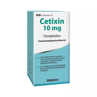 CETIXIN 10 mg filmtabletta, 50 db CETIXIN 10 mg filmtabletta, 50 db